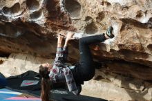 Bouldering in Hueco Tanks on 02/03/2019 with Blue Lizard Climbing and Yoga

Filename: SRM_20190203_1125560.jpg
Aperture: f/4.0
Shutter Speed: 1/500
Body: Canon EOS-1D Mark II
Lens: Canon EF 50mm f/1.8 II