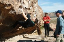 Bouldering in Hueco Tanks on 02/03/2019 with Blue Lizard Climbing and Yoga

Filename: SRM_20190203_1135130.jpg
Aperture: f/4.0
Shutter Speed: 1/1600
Body: Canon EOS-1D Mark II
Lens: Canon EF 50mm f/1.8 II