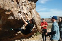 Bouldering in Hueco Tanks on 02/03/2019 with Blue Lizard Climbing and Yoga

Filename: SRM_20190203_1135220.jpg
Aperture: f/4.0
Shutter Speed: 1/1600
Body: Canon EOS-1D Mark II
Lens: Canon EF 50mm f/1.8 II