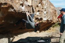 Bouldering in Hueco Tanks on 02/03/2019 with Blue Lizard Climbing and Yoga

Filename: SRM_20190203_1138520.jpg
Aperture: f/4.0
Shutter Speed: 1/1600
Body: Canon EOS-1D Mark II
Lens: Canon EF 50mm f/1.8 II