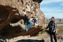 Bouldering in Hueco Tanks on 02/03/2019 with Blue Lizard Climbing and Yoga

Filename: SRM_20190203_1140540.jpg
Aperture: f/4.0
Shutter Speed: 1/1600
Body: Canon EOS-1D Mark II
Lens: Canon EF 50mm f/1.8 II