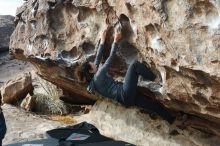 Bouldering in Hueco Tanks on 02/03/2019 with Blue Lizard Climbing and Yoga

Filename: SRM_20190203_1143250.jpg
Aperture: f/4.0
Shutter Speed: 1/400
Body: Canon EOS-1D Mark II
Lens: Canon EF 50mm f/1.8 II