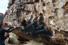 Bouldering in Hueco Tanks on 02/03/2019 with Blue Lizard Climbing and Yoga

Filename: SRM_20190203_1143310.jpg
Aperture: f/4.0
Shutter Speed: 1/400
Body: Canon EOS-1D Mark II
Lens: Canon EF 50mm f/1.8 II