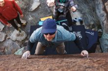 Bouldering in Hueco Tanks on 02/03/2019 with Blue Lizard Climbing and Yoga

Filename: SRM_20190203_1217530.jpg
Aperture: f/5.6
Shutter Speed: 1/200
Body: Canon EOS-1D Mark II
Lens: Canon EF 16-35mm f/2.8 L