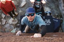 Bouldering in Hueco Tanks on 02/03/2019 with Blue Lizard Climbing and Yoga

Filename: SRM_20190203_1217540.jpg
Aperture: f/5.6
Shutter Speed: 1/200
Body: Canon EOS-1D Mark II
Lens: Canon EF 16-35mm f/2.8 L