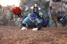 Bouldering in Hueco Tanks on 02/03/2019 with Blue Lizard Climbing and Yoga

Filename: SRM_20190203_1218040.jpg
Aperture: f/5.6
Shutter Speed: 1/200
Body: Canon EOS-1D Mark II
Lens: Canon EF 16-35mm f/2.8 L