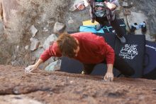 Bouldering in Hueco Tanks on 02/03/2019 with Blue Lizard Climbing and Yoga

Filename: SRM_20190203_1218591.jpg
Aperture: f/5.6
Shutter Speed: 1/160
Body: Canon EOS-1D Mark II
Lens: Canon EF 16-35mm f/2.8 L