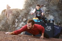 Bouldering in Hueco Tanks on 02/03/2019 with Blue Lizard Climbing and Yoga

Filename: SRM_20190203_1219050.jpg
Aperture: f/5.6
Shutter Speed: 1/200
Body: Canon EOS-1D Mark II
Lens: Canon EF 16-35mm f/2.8 L