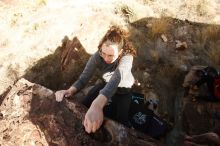 Bouldering in Hueco Tanks on 02/03/2019 with Blue Lizard Climbing and Yoga

Filename: SRM_20190203_1223460.jpg
Aperture: f/5.6
Shutter Speed: 1/1000
Body: Canon EOS-1D Mark II
Lens: Canon EF 16-35mm f/2.8 L