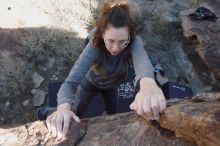 Bouldering in Hueco Tanks on 02/03/2019 with Blue Lizard Climbing and Yoga

Filename: SRM_20190203_1235290.jpg
Aperture: f/5.6
Shutter Speed: 1/250
Body: Canon EOS-1D Mark II
Lens: Canon EF 16-35mm f/2.8 L