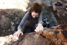 Bouldering in Hueco Tanks on 02/03/2019 with Blue Lizard Climbing and Yoga

Filename: SRM_20190203_1235310.jpg
Aperture: f/5.6
Shutter Speed: 1/320
Body: Canon EOS-1D Mark II
Lens: Canon EF 16-35mm f/2.8 L