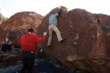 Bouldering in Hueco Tanks on 02/03/2019 with Blue Lizard Climbing and Yoga

Filename: SRM_20190203_1238420.jpg
Aperture: f/5.6
Shutter Speed: 1/500
Body: Canon EOS-1D Mark II
Lens: Canon EF 16-35mm f/2.8 L