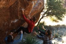 Bouldering in Hueco Tanks on 02/03/2019 with Blue Lizard Climbing and Yoga

Filename: SRM_20190203_1255290.jpg
Aperture: f/3.5
Shutter Speed: 1/400
Body: Canon EOS-1D Mark II
Lens: Canon EF 50mm f/1.8 II