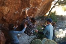 Bouldering in Hueco Tanks on 02/03/2019 with Blue Lizard Climbing and Yoga

Filename: SRM_20190203_1257450.jpg
Aperture: f/3.5
Shutter Speed: 1/320
Body: Canon EOS-1D Mark II
Lens: Canon EF 50mm f/1.8 II