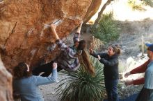 Bouldering in Hueco Tanks on 02/03/2019 with Blue Lizard Climbing and Yoga

Filename: SRM_20190203_1306330.jpg
Aperture: f/3.5
Shutter Speed: 1/200
Body: Canon EOS-1D Mark II
Lens: Canon EF 50mm f/1.8 II