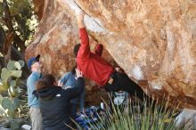 Bouldering in Hueco Tanks on 02/03/2019 with Blue Lizard Climbing and Yoga

Filename: SRM_20190203_1308410.jpg
Aperture: f/3.5
Shutter Speed: 1/250
Body: Canon EOS-1D Mark II
Lens: Canon EF 50mm f/1.8 II