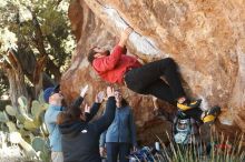 Bouldering in Hueco Tanks on 02/03/2019 with Blue Lizard Climbing and Yoga

Filename: SRM_20190203_1308470.jpg
Aperture: f/3.5
Shutter Speed: 1/250
Body: Canon EOS-1D Mark II
Lens: Canon EF 50mm f/1.8 II