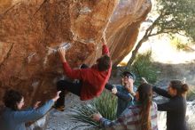 Bouldering in Hueco Tanks on 02/03/2019 with Blue Lizard Climbing and Yoga

Filename: SRM_20190203_1315270.jpg
Aperture: f/3.5
Shutter Speed: 1/250
Body: Canon EOS-1D Mark II
Lens: Canon EF 50mm f/1.8 II