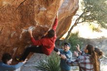 Bouldering in Hueco Tanks on 02/03/2019 with Blue Lizard Climbing and Yoga

Filename: SRM_20190203_1315280.jpg
Aperture: f/3.5
Shutter Speed: 1/250
Body: Canon EOS-1D Mark II
Lens: Canon EF 50mm f/1.8 II