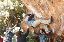 Bouldering in Hueco Tanks on 02/03/2019 with Blue Lizard Climbing and Yoga

Filename: SRM_20190203_1322080.jpg
Aperture: f/3.5
Shutter Speed: 1/250
Body: Canon EOS-1D Mark II
Lens: Canon EF 50mm f/1.8 II