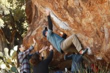 Bouldering in Hueco Tanks on 02/03/2019 with Blue Lizard Climbing and Yoga

Filename: SRM_20190203_1328490.jpg
Aperture: f/4.5
Shutter Speed: 1/250
Body: Canon EOS-1D Mark II
Lens: Canon EF 50mm f/1.8 II