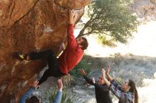 Bouldering in Hueco Tanks on 02/03/2019 with Blue Lizard Climbing and Yoga

Filename: SRM_20190203_1330080.jpg
Aperture: f/4.0
Shutter Speed: 1/250
Body: Canon EOS-1D Mark II
Lens: Canon EF 50mm f/1.8 II