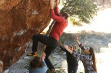 Bouldering in Hueco Tanks on 02/03/2019 with Blue Lizard Climbing and Yoga

Filename: SRM_20190203_1330120.jpg
Aperture: f/4.0
Shutter Speed: 1/250
Body: Canon EOS-1D Mark II
Lens: Canon EF 50mm f/1.8 II