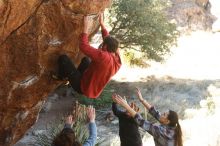 Bouldering in Hueco Tanks on 02/03/2019 with Blue Lizard Climbing and Yoga

Filename: SRM_20190203_1330131.jpg
Aperture: f/4.0
Shutter Speed: 1/250
Body: Canon EOS-1D Mark II
Lens: Canon EF 50mm f/1.8 II