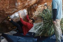 Bouldering in Hueco Tanks on 02/03/2019 with Blue Lizard Climbing and Yoga

Filename: SRM_20190203_1342350.jpg
Aperture: f/4.0
Shutter Speed: 1/250
Body: Canon EOS-1D Mark II
Lens: Canon EF 50mm f/1.8 II