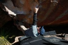 Bouldering in Hueco Tanks on 02/03/2019 with Blue Lizard Climbing and Yoga

Filename: SRM_20190203_1421490.jpg
Aperture: f/6.3
Shutter Speed: 1/250
Body: Canon EOS-1D Mark II
Lens: Canon EF 16-35mm f/2.8 L