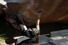 Bouldering in Hueco Tanks on 02/03/2019 with Blue Lizard Climbing and Yoga

Filename: SRM_20190203_1425030.jpg
Aperture: f/5.6
Shutter Speed: 1/250
Body: Canon EOS-1D Mark II
Lens: Canon EF 16-35mm f/2.8 L