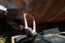 Bouldering in Hueco Tanks on 02/03/2019 with Blue Lizard Climbing and Yoga

Filename: SRM_20190203_1425060.jpg
Aperture: f/5.6
Shutter Speed: 1/250
Body: Canon EOS-1D Mark II
Lens: Canon EF 16-35mm f/2.8 L