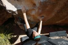 Bouldering in Hueco Tanks on 02/03/2019 with Blue Lizard Climbing and Yoga

Filename: SRM_20190203_1429310.jpg
Aperture: f/5.6
Shutter Speed: 1/250
Body: Canon EOS-1D Mark II
Lens: Canon EF 16-35mm f/2.8 L