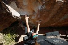 Bouldering in Hueco Tanks on 02/03/2019 with Blue Lizard Climbing and Yoga

Filename: SRM_20190203_1429390.jpg
Aperture: f/5.6
Shutter Speed: 1/250
Body: Canon EOS-1D Mark II
Lens: Canon EF 16-35mm f/2.8 L