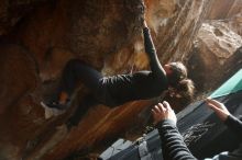 Bouldering in Hueco Tanks on 02/03/2019 with Blue Lizard Climbing and Yoga

Filename: SRM_20190203_1432490.jpg
Aperture: f/5.6
Shutter Speed: 1/250
Body: Canon EOS-1D Mark II
Lens: Canon EF 16-35mm f/2.8 L