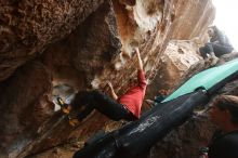 Bouldering in Hueco Tanks on 02/03/2019 with Blue Lizard Climbing and Yoga

Filename: SRM_20190203_1446240.jpg
Aperture: f/5.6
Shutter Speed: 1/400
Body: Canon EOS-1D Mark II
Lens: Canon EF 16-35mm f/2.8 L