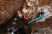 Bouldering in Hueco Tanks on 02/03/2019 with Blue Lizard Climbing and Yoga

Filename: SRM_20190203_1446340.jpg
Aperture: f/5.6
Shutter Speed: 1/500
Body: Canon EOS-1D Mark II
Lens: Canon EF 16-35mm f/2.8 L