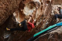 Bouldering in Hueco Tanks on 02/03/2019 with Blue Lizard Climbing and Yoga

Filename: SRM_20190203_1446360.jpg
Aperture: f/5.6
Shutter Speed: 1/640
Body: Canon EOS-1D Mark II
Lens: Canon EF 16-35mm f/2.8 L