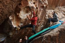 Bouldering in Hueco Tanks on 02/03/2019 with Blue Lizard Climbing and Yoga

Filename: SRM_20190203_1446460.jpg
Aperture: f/5.6
Shutter Speed: 1/640
Body: Canon EOS-1D Mark II
Lens: Canon EF 16-35mm f/2.8 L