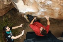 Bouldering in Hueco Tanks on 02/03/2019 with Blue Lizard Climbing and Yoga

Filename: SRM_20190203_1501340.jpg
Aperture: f/4.0
Shutter Speed: 1/500
Body: Canon EOS-1D Mark II
Lens: Canon EF 50mm f/1.8 II