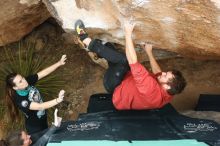 Bouldering in Hueco Tanks on 02/03/2019 with Blue Lizard Climbing and Yoga

Filename: SRM_20190203_1501410.jpg
Aperture: f/4.0
Shutter Speed: 1/400
Body: Canon EOS-1D Mark II
Lens: Canon EF 50mm f/1.8 II