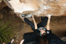 Bouldering in Hueco Tanks on 02/03/2019 with Blue Lizard Climbing and Yoga

Filename: SRM_20190203_1502400.jpg
Aperture: f/4.0
Shutter Speed: 1/400
Body: Canon EOS-1D Mark II
Lens: Canon EF 50mm f/1.8 II