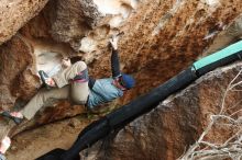 Bouldering in Hueco Tanks on 02/03/2019 with Blue Lizard Climbing and Yoga

Filename: SRM_20190203_1514360.jpg
Aperture: f/4.0
Shutter Speed: 1/320
Body: Canon EOS-1D Mark II
Lens: Canon EF 50mm f/1.8 II