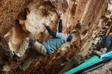 Bouldering in Hueco Tanks on 02/03/2019 with Blue Lizard Climbing and Yoga

Filename: SRM_20190203_1514560.jpg
Aperture: f/4.0
Shutter Speed: 1/800
Body: Canon EOS-1D Mark II
Lens: Canon EF 50mm f/1.8 II