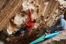 Bouldering in Hueco Tanks on 02/03/2019 with Blue Lizard Climbing and Yoga

Filename: SRM_20190203_1519160.jpg
Aperture: f/4.0
Shutter Speed: 1/800
Body: Canon EOS-1D Mark II
Lens: Canon EF 50mm f/1.8 II