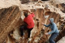 Bouldering in Hueco Tanks on 02/03/2019 with Blue Lizard Climbing and Yoga

Filename: SRM_20190203_1519240.jpg
Aperture: f/4.0
Shutter Speed: 1/1000
Body: Canon EOS-1D Mark II
Lens: Canon EF 50mm f/1.8 II