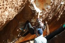 Bouldering in Hueco Tanks on 02/03/2019 with Blue Lizard Climbing and Yoga

Filename: SRM_20190203_1524440.jpg
Aperture: f/5.6
Shutter Speed: 1/640
Body: Canon EOS-1D Mark II
Lens: Canon EF 50mm f/1.8 II