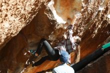 Bouldering in Hueco Tanks on 02/03/2019 with Blue Lizard Climbing and Yoga

Filename: SRM_20190203_1524470.jpg
Aperture: f/5.6
Shutter Speed: 1/640
Body: Canon EOS-1D Mark II
Lens: Canon EF 50mm f/1.8 II