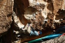 Bouldering in Hueco Tanks on 02/03/2019 with Blue Lizard Climbing and Yoga

Filename: SRM_20190203_1527180.jpg
Aperture: f/5.6
Shutter Speed: 1/640
Body: Canon EOS-1D Mark II
Lens: Canon EF 50mm f/1.8 II