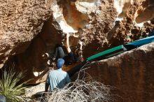 Bouldering in Hueco Tanks on 02/03/2019 with Blue Lizard Climbing and Yoga

Filename: SRM_20190203_1528500.jpg
Aperture: f/5.6
Shutter Speed: 1/320
Body: Canon EOS-1D Mark II
Lens: Canon EF 50mm f/1.8 II